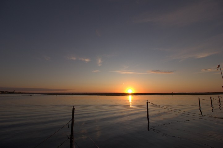 Abendstimmung Hausboot Fjord Aquila Wendtorf