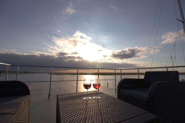 Dachterrasse Hausboot Fjord Lacerta Wendtorf