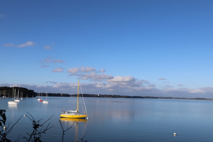 Blick auf den Golfe du Morbihan, 70m 