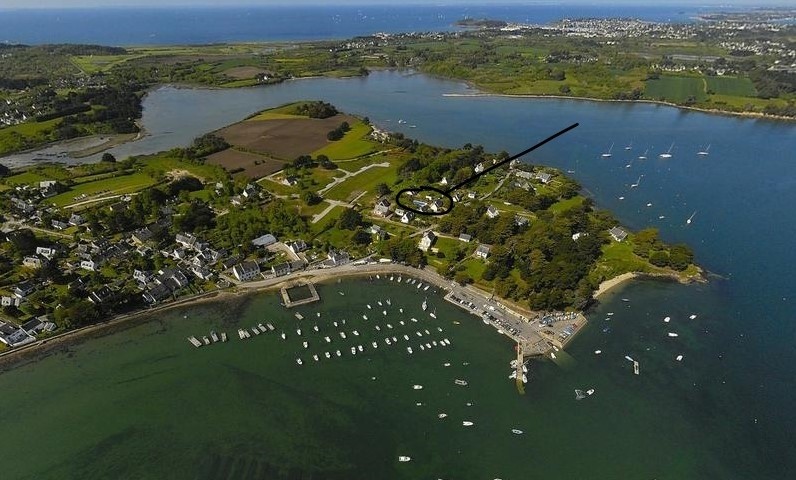 Luftaufnahme des Hauses