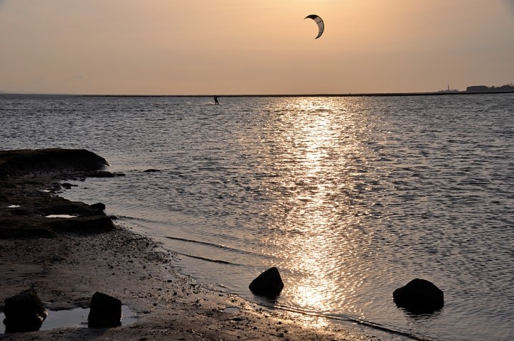 Kiten und Surfen bei Gollendorf