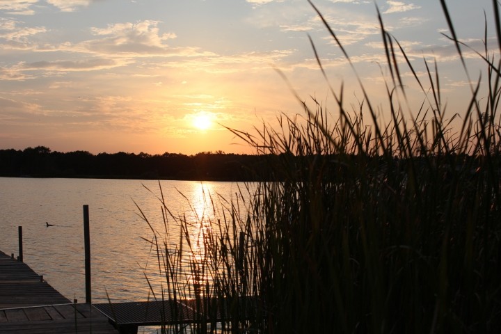 Sonnenuntergang am Neuendorfer See