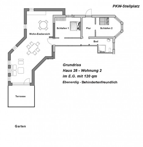Grundriss Wohnung 2