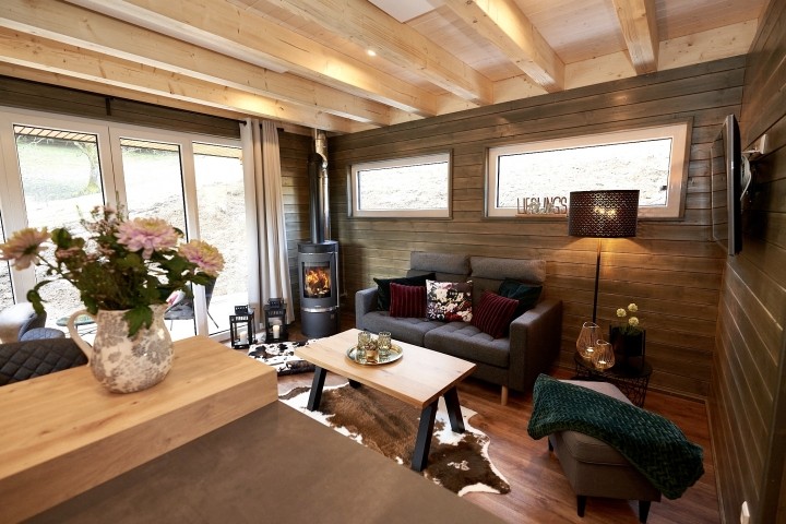 Kuschelsofa am Holzofen