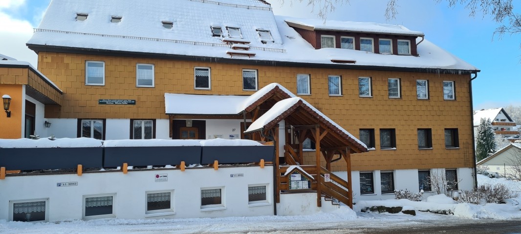 Haus im Winter