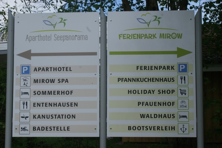 Park-Wegweiser