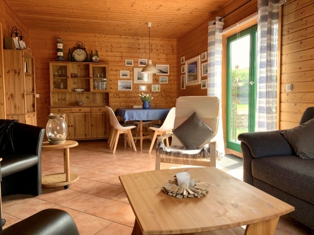 Wohnbereich - Ferienhaus an der Ostsee - Salzhaff
