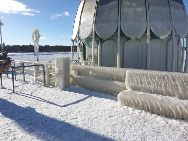 Tauchgondel im Winter