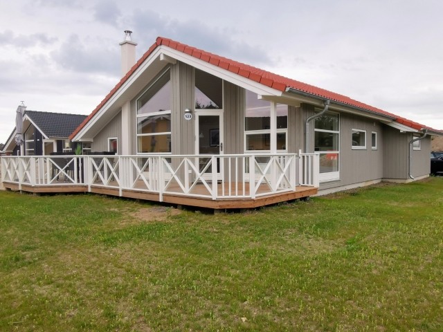 komplett eingezäunte Terrasse