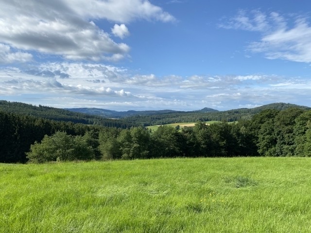 Blick zur Milseburg bzw Wasserkuppe