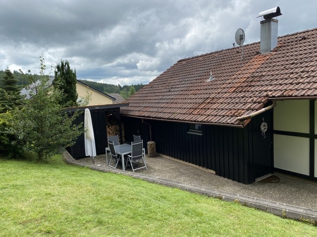 Freisitz hinterm Haus