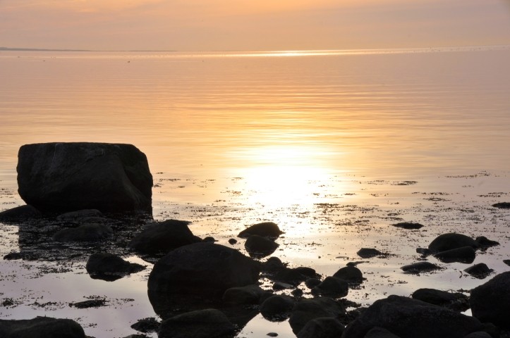 Sonnenuntergang in Strukkamp