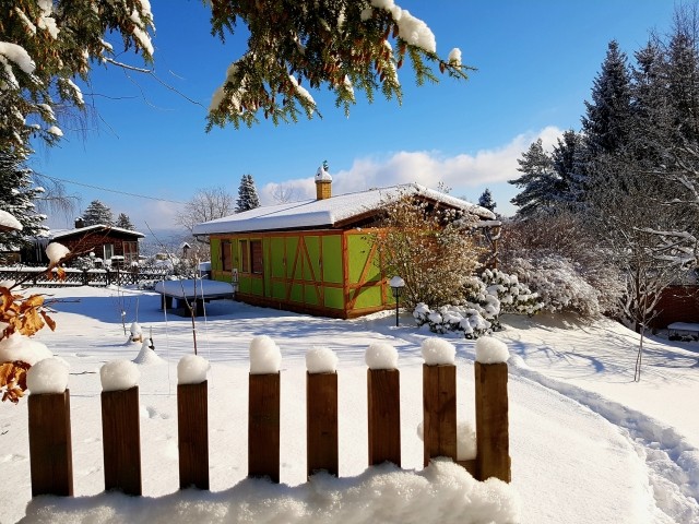 Feriendomizil im Winter