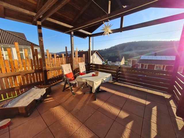 Überdachte Terrasse