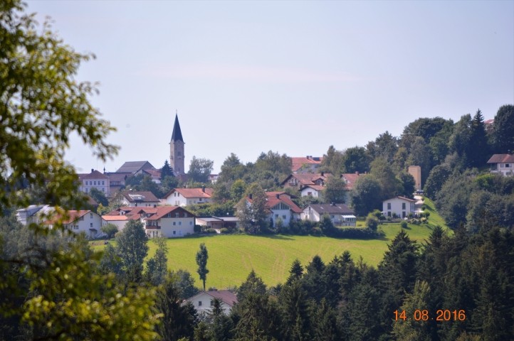 Blick auf Hauzenberg