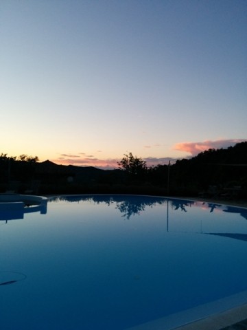 Der Pool, ein Hingucker auch im Hochformat