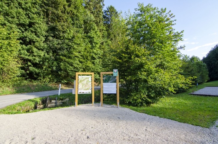 Infotafel Wandergebiet