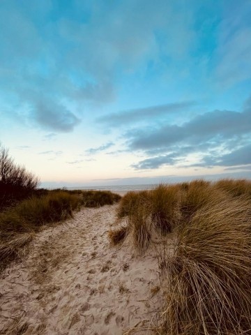Wandern durch die Dünen