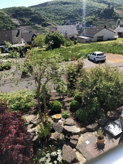 Blick vom Balkon
