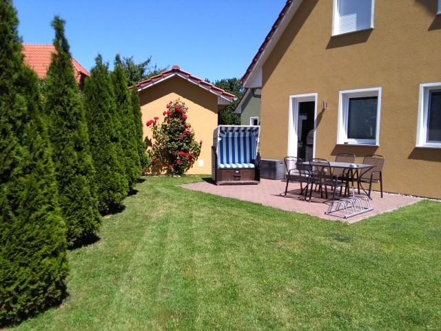 Eingezäunter Gartenbereich