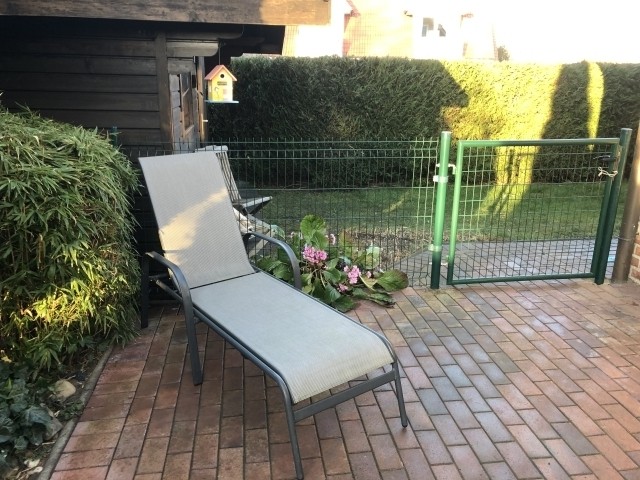 eingezäunte Terrasse