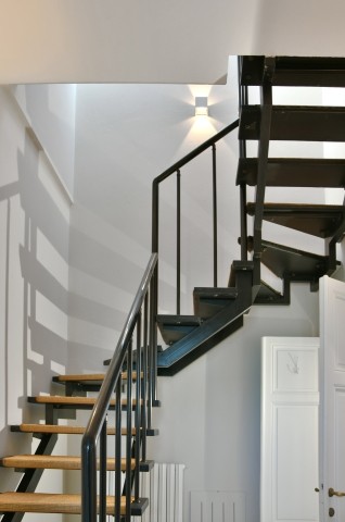 Treppen zu den Giebelzimmern