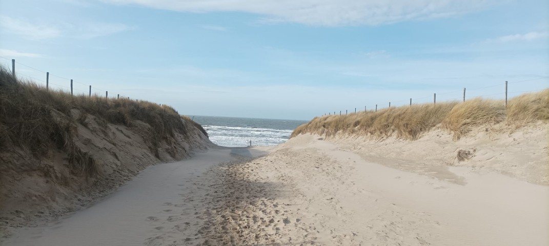 Weg zum Strand