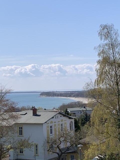 FeWo schöner Teil-Meerblick auf den Südstrand von Göhren