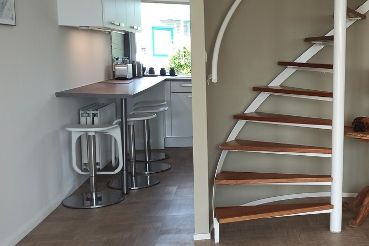 Treppenaufgang auf die 1. Etage