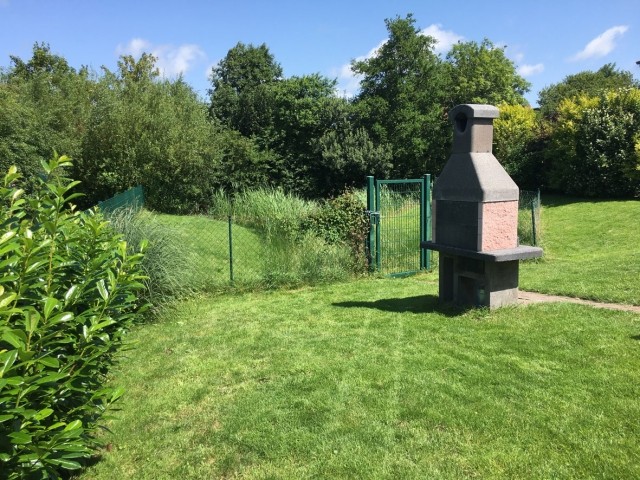 umzäunter Garten