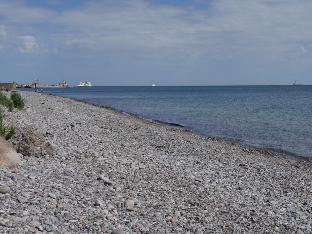 Strand in Marienleuchte, Fähren nach Dänemark, Tunnelbau