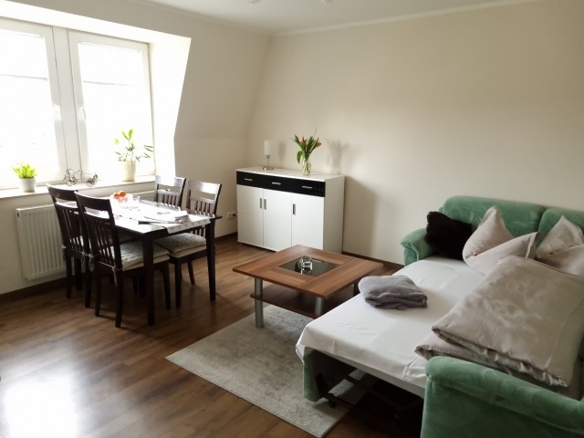 Wohnzimmer mit Schlafcouch