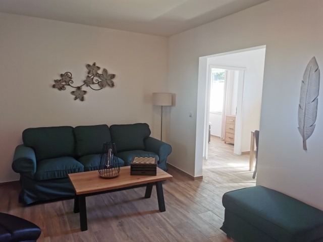 Blick in das Schlafzimmer