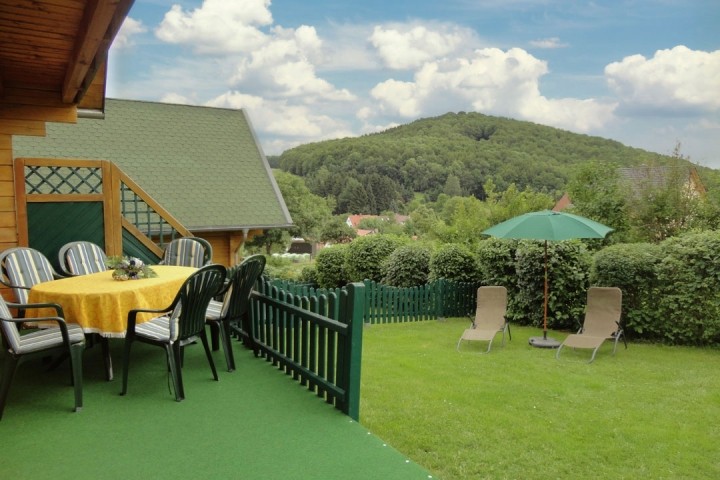 eingezäunter Garten
