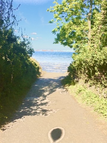 der schnelle Weg zum Strand