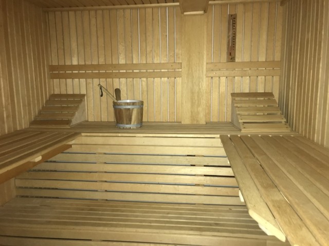 Finnische Sauna gegen geringe Gebühr