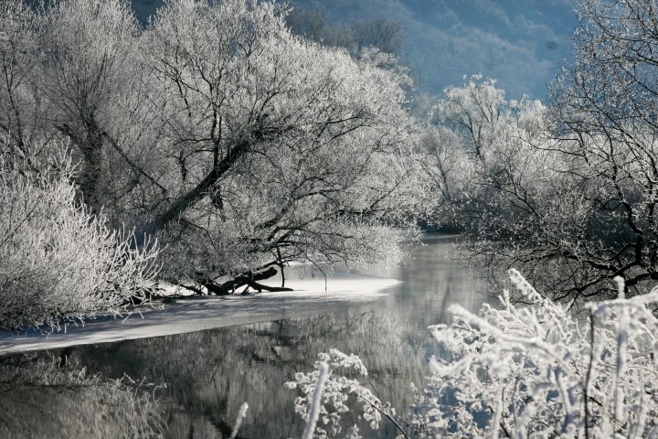 Altmühl auch im Winter traumhaft