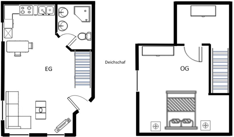 Grundriss Deichschaf
