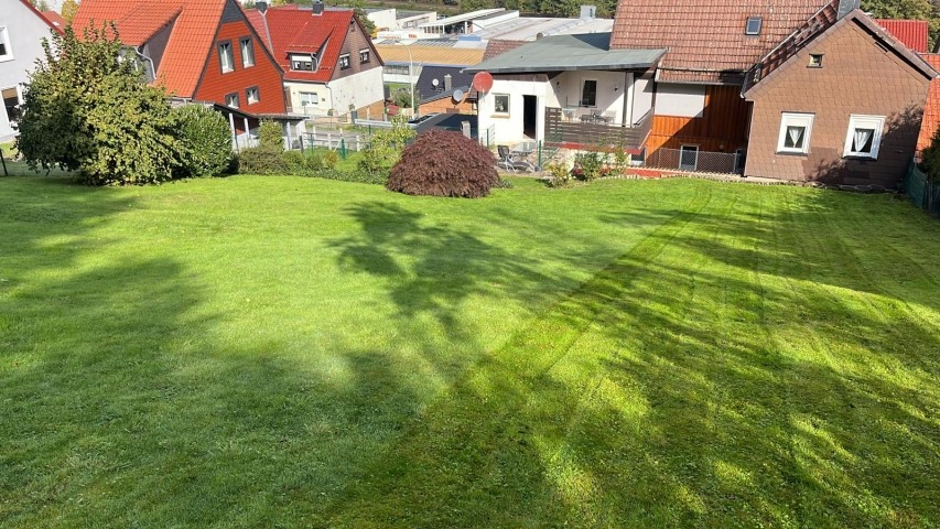 Garten eingezäunt 