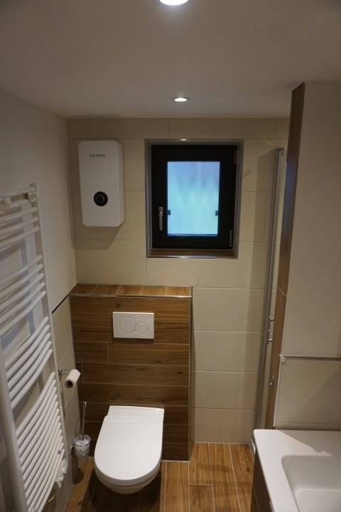 Duschbad, Toilette