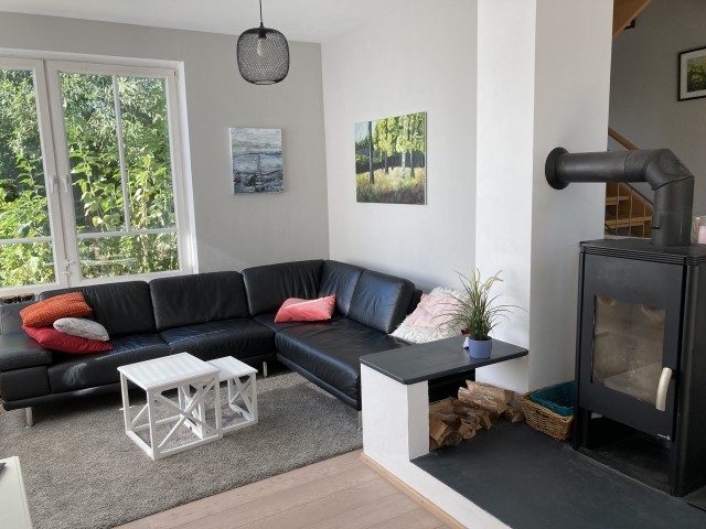 Sitzecke mit Kamin