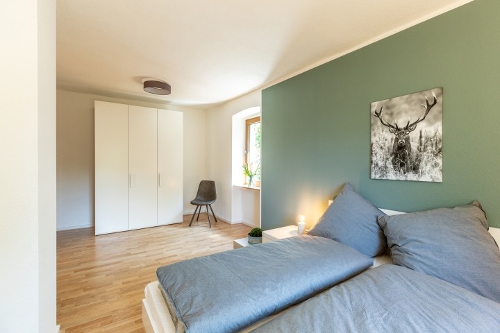 Schlafzimmer mit TV