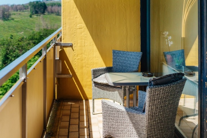 Balkon mit tollem Ausblick