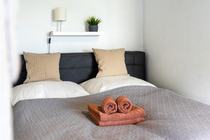 gemütliches Bett