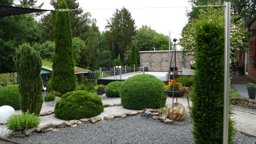 Garten Richtung Pool