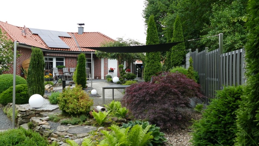 Hausansicht von unten