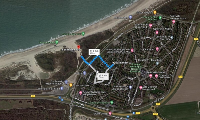 Fussweg zum Banjaardstrand