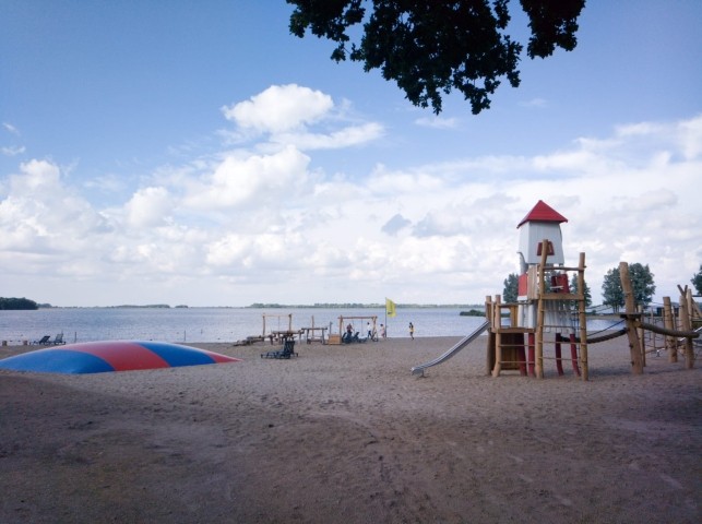 Spielplatz am Strand 
