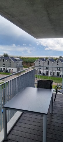 Blick vom Balkon