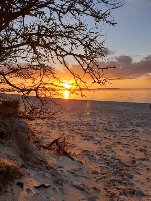 Sonnenuntergang am Strand